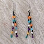 Altar'd State NWOT Altar d’state bohemian beaded flower drop earrings  Photo 0