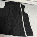 Charter Club Woman Black Quilted Vest Size 1X Photo 8