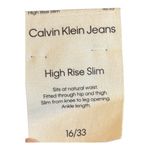 Calvin Klein Jeans High Rise Slim Ankle Light Wash Denim Jeans Women Size 16 NWT Photo 9
