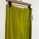 Good American NWT - Always Fits Plisse Pant Green Party Disco Night Out 70s Y2K Photo 2