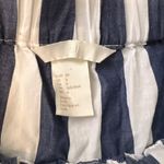 H&M Striped Off-Shoulder Blouse Womens Size‎ 6 With Tie Sleeves Photo 1