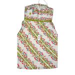 Liz Claiborne Spring Parade Strapless A-line Dress 10 White Floral Cottage NWT Photo 8