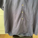 Harriton Big Boy Restaurants Uniform Short Sleeve Button Down Shirt Womens 2XL Blue Size XXL Photo 3