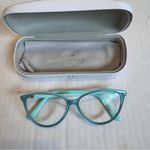 Swavorski Swarovski Teal Green Glasses Womens SK51363 W/Case Classic Luxury Photo 1