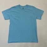 Gildan T-shirt women’s Size Large bright sky short sleeve tee crewneck Photo 7