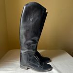 Tall Black Leather Riding Boots Size 7 by The Effingham Bond Boot Co Style 200L Black Photo 11