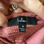 Lulu's Silky Peplum Tank Top Pink Size M Photo 2