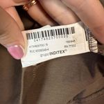 ZARA  Brown Deep Plunge V Neck Cropped Tank Top Size Small Photo 5