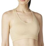 Jockey Generation Seamless Comfort Bra Padded Wireless Size Large Tan Photo 0