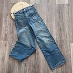 Anthropologie AMO sailor wide leg‎ jeans in overboard Photo 2