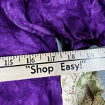 One World One World Top Purple Tie Dye Embroidered Casual Boho Hippie Size Small Petite Photo 11