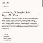 J.Crew Christopher John Rogers X  baseball hat Photo 2