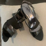 Etienne Aigner  Black wedge heel‎ sandals 10M Photo 0