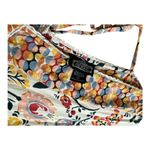 Angie Women’s Floral Print Deep-V Mini Dress, Tie Sides, Sz Large Photo 1