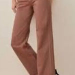 Reformation  Lexi High Rise Wide Leg Jeans in Rye Brown Size 27 Photo 0