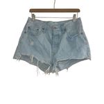 Levi's ✨® Premium 501® Original High-Rise Cut-Off Jean Sz 29 Shorts✨ Photo 6