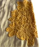 7th Avenue New York & CO. Women's Yellow Cardigan Short Sleeve Bottom Photo 7