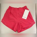 Lululemon NWT  Hotty Hot High Rise 4” Lined Glazed Pink Size 4 Photo 8