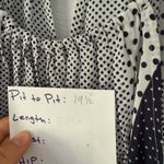 New York And Company  Black and White Polka Dot Tank Top Photo 6