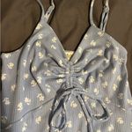 Altar'd State Blue Floral Midi Dress Photo 1