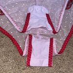 Victoria's Secret Victoria’s Secret VS Rosebud Dot Wicked Teddy Sheer Metallic Mesh Floral Red XL Photo 7