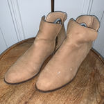 Splendid Women's Brown Ankle Booties Low Block Heel Side Zipper Casual Size 10 Photo 0