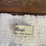 Maaji  Tammy White Embroidery Beach Shorts Pull On Drawstring Pockets - Sz L 💚🎀 Photo 9