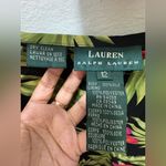 Ralph Lauren Vintage Silk Floral Tropical Maxi Skirt Silk Size 12 Photo 3