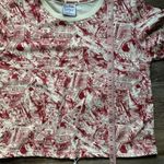 Harry Potter  Hogwarts Cream & Red Crewneck Cropped Sweater S Photo 5