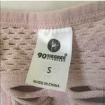 90 Degrees by Reflex Light Pink Blush Heathered Sports Bra Photo 2