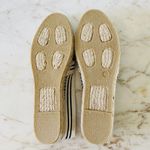 Tory Burch Blue White Stripe Canvas Espadrille Flats Red Logo - US 6.5 Photo 9