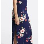 Fortune + Ivy Alicia Maxi Knit Dress Large Blue Floral Stitch Fix Sundress NWT Photo 1