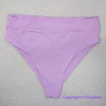 New! Set! Toast Swim crop surf bikini top High Waist, String Bikini Bottom, M Pink Size M Photo 6