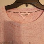 Juicy Couture  Sleepwear Top Womens S Pink Leopard Rhinestone Studded Soft Cozy Photo 1