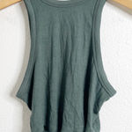 Lululemon  Ribbed High Neck Tank Top Green Size 8 Photo 0