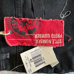 Guess  Y2K Black Denim Micro Mini Skirt NWT size 28 Photo 3