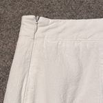 SheIn Solid White Mini Skirt with Slit Photo 3
