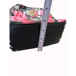 Betsey Johnson women’s black red flora clutch crossbody purse SKU 5241 Photo 8