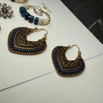 Dangle Drop, Hoop Mix Pierced Earrings Lot Of 3 Costume Jewelry Photo 1