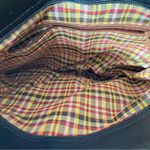 Cuoieria Fiorentina Smooth Black Leather Double Strap Purse Top Stitch Shoulder Photo 5