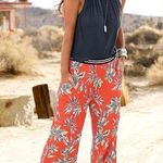 Lascana Tropical Print Culottes Sz.4 NWT Red Photo 0