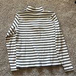 L.L. Bean quarter zip stripe classic top petite small White Size undefined Photo 7