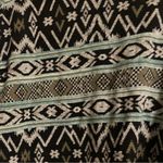 Billabong Open Front Cotton Blend Fair Isle Long Sleeve Cardiganan Size Medium Photo 4