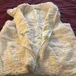 kim rogers  White Fur Vest Petite Medium with front pockets Photo 5