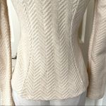 Anthropologie Rosie Neira cream zip up cardigan jacket Photo 6
