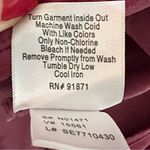 Vintage Norm Thompson Velour Button Up Jacket Purple Women’s‎ Large NWOT Pockets Photo 8