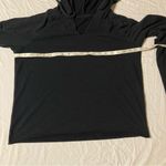 Wildfox Sweat Halo Black Hoodie Pullover with Pink Stripes Photo 8