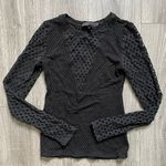 BCBGMAXAZRIA MaxAzria Elain Mesh Long Sleeve Photo 0