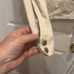 EXPRESS ‎ Beige Cotton Jacket Womens Size 10 Full Zip Moto Biker Photo 5