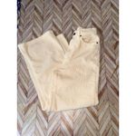 BDG  Urban Outfitters High Rise Wide Leg Corduroy Pants Size 27 Cream Retro Fall Photo 7
